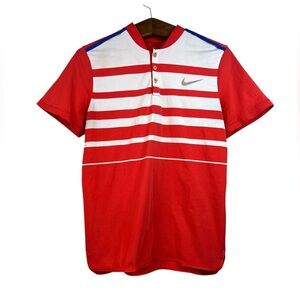 Nike Mens Dri-Fit Premier Roger Federer Short Sleeve Polo Size M 728951-696